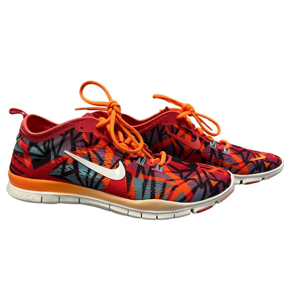 Nike Shoes - NIKE Free TR Fit 4 Orange Red Purple Run Gym Shoes Womens 9